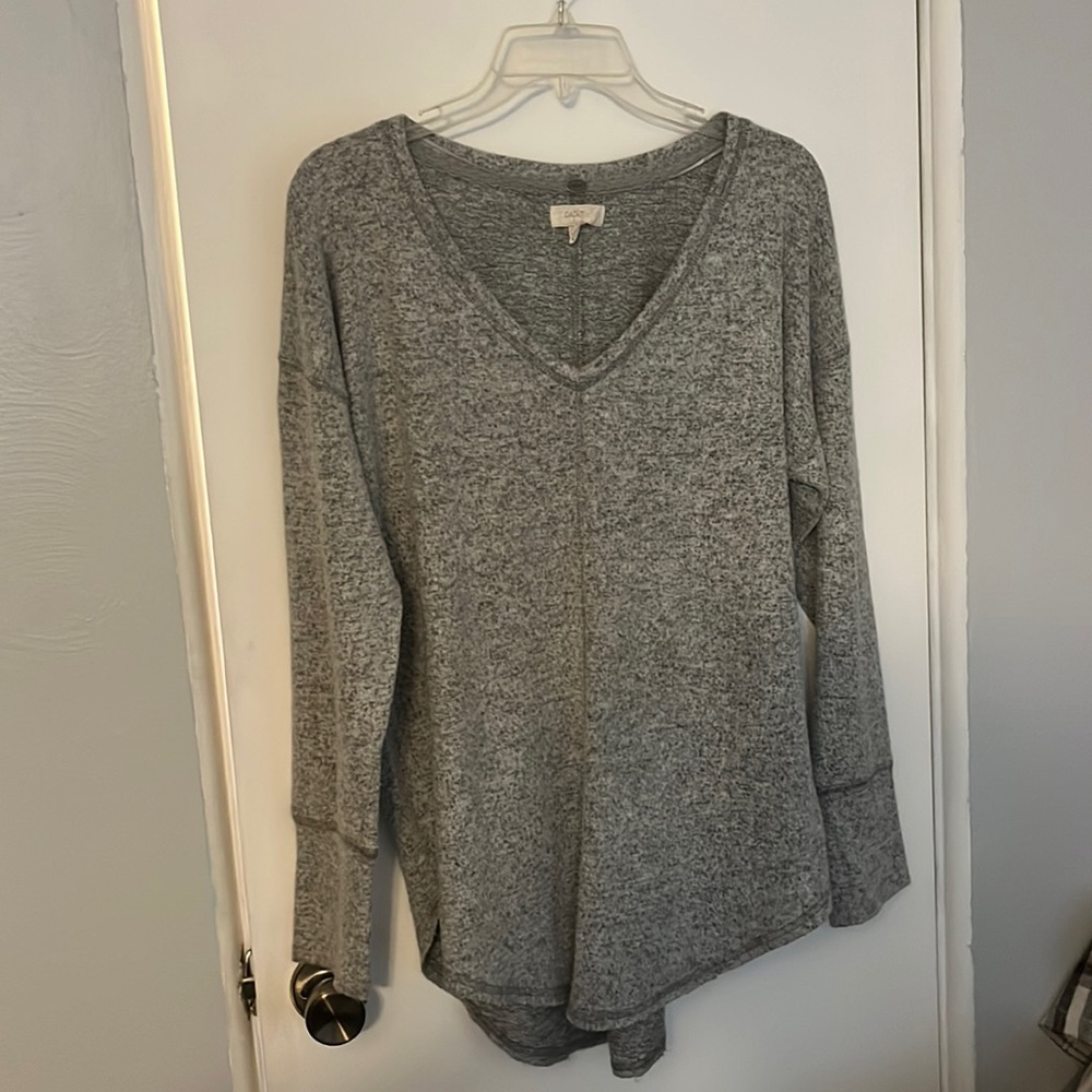 CUPIO extra soft gray tunic